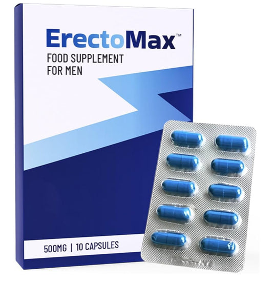 20 X Erectomax 500mg Male Herbal Capsules For Men